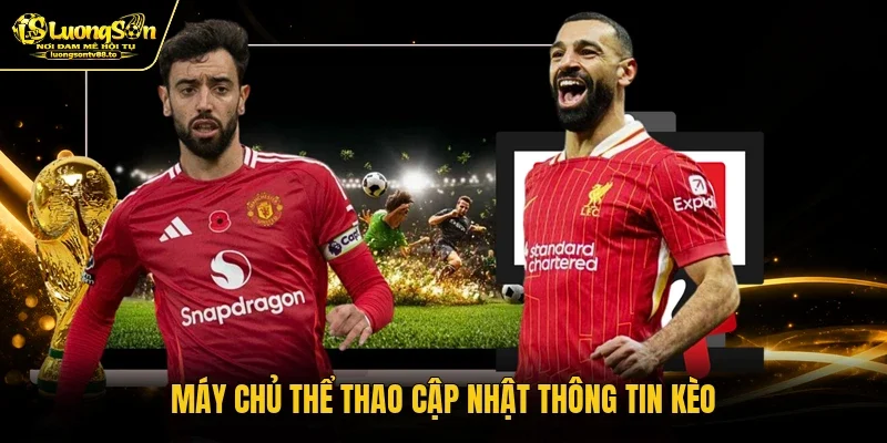 Máy chủ thể thao cập nhật thông tin kèo