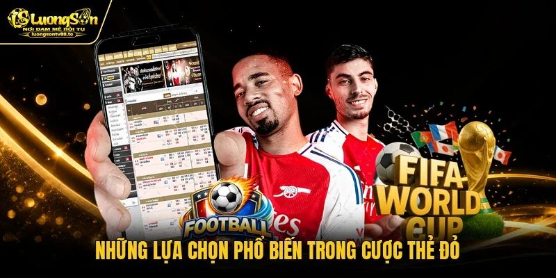 Những lựa chọn phổ biến trong cược thẻ đỏ